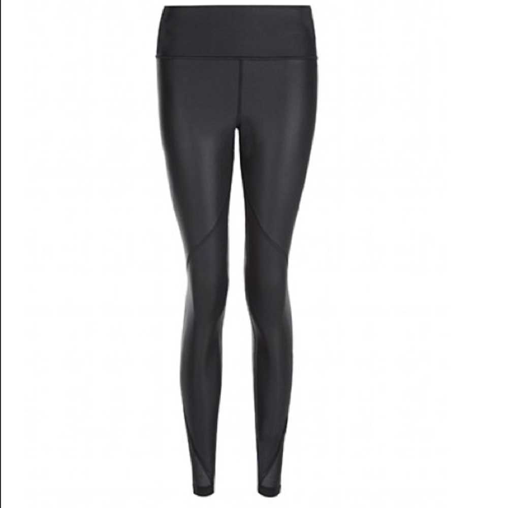 Sweaty Betty Frey Wet Look Luxe Black Legging - XS