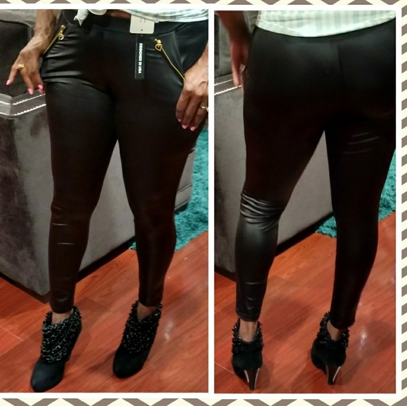 Leatherette Leggings 🆕 NWT!🛍️$11 Each - Picture 2 of 5