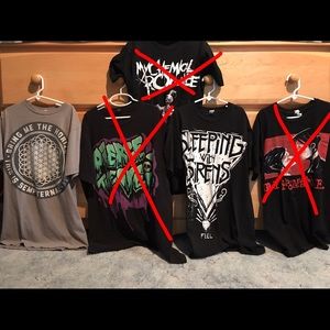 Lot of Band T-Shirts