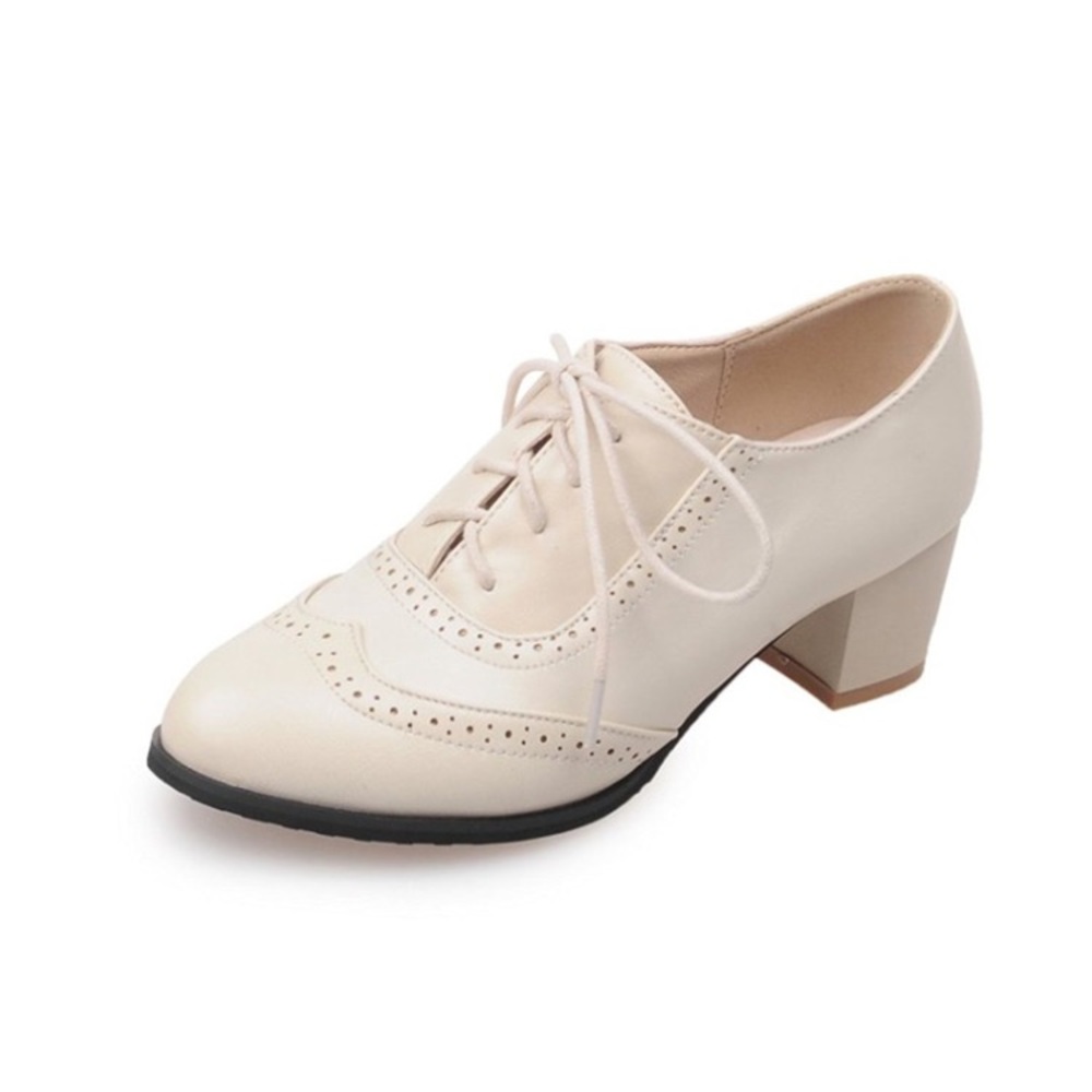 Block Heel Oxfords