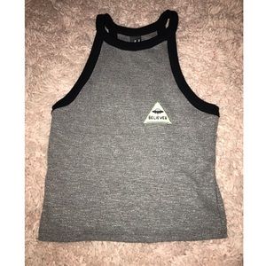 Alien halter crop top