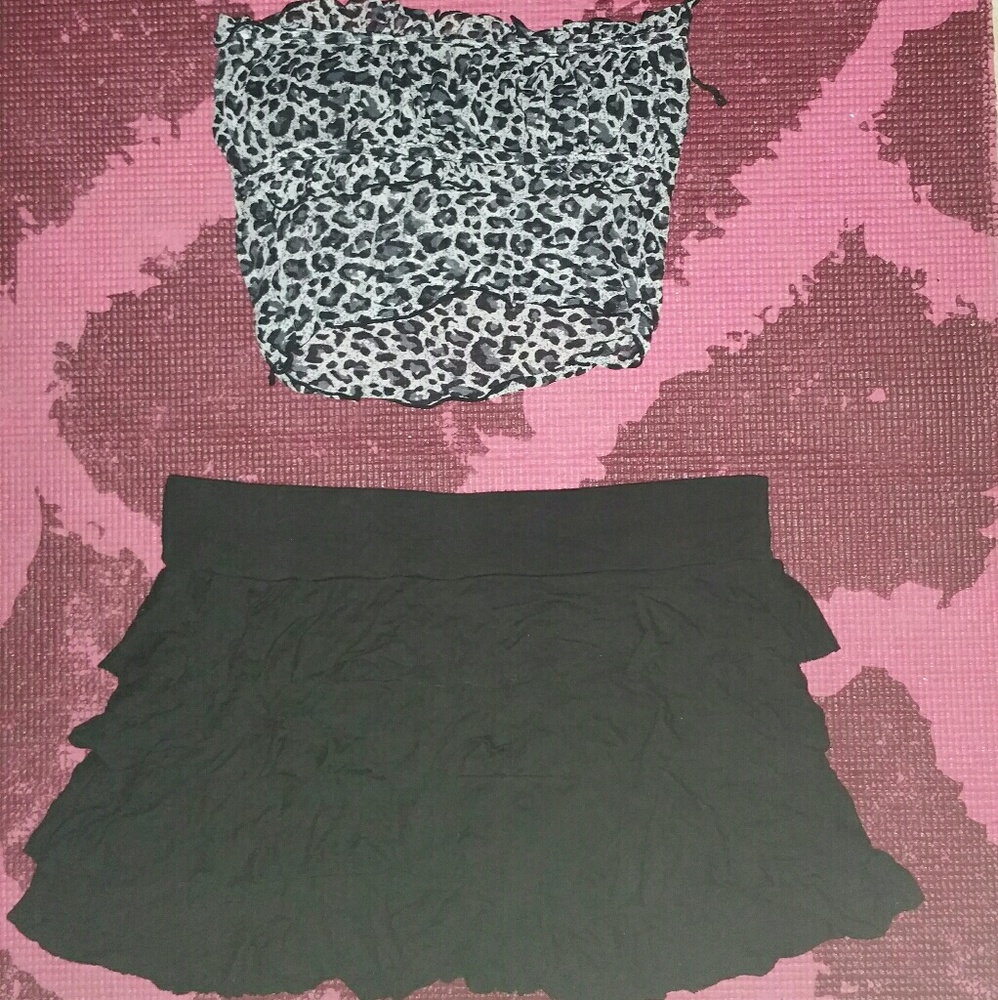 Tank top and skirt