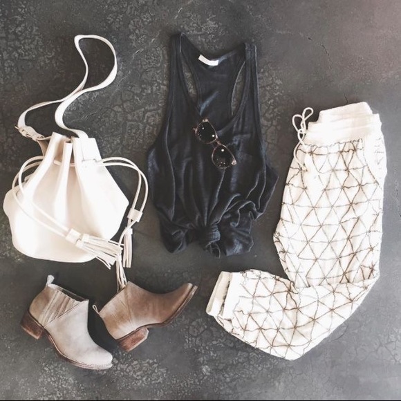 Tan Distressed Suede Burnished Boho Ankle Boot - Picture 8 of 8