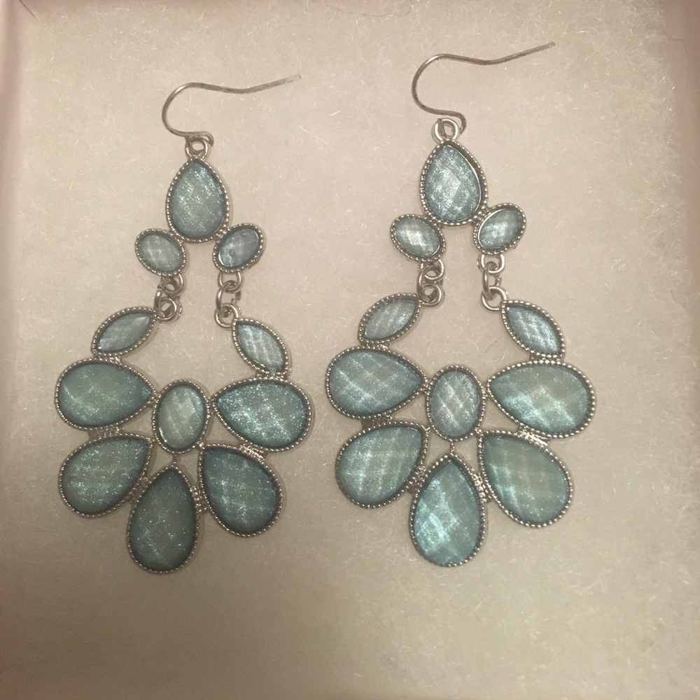 Blue earrings