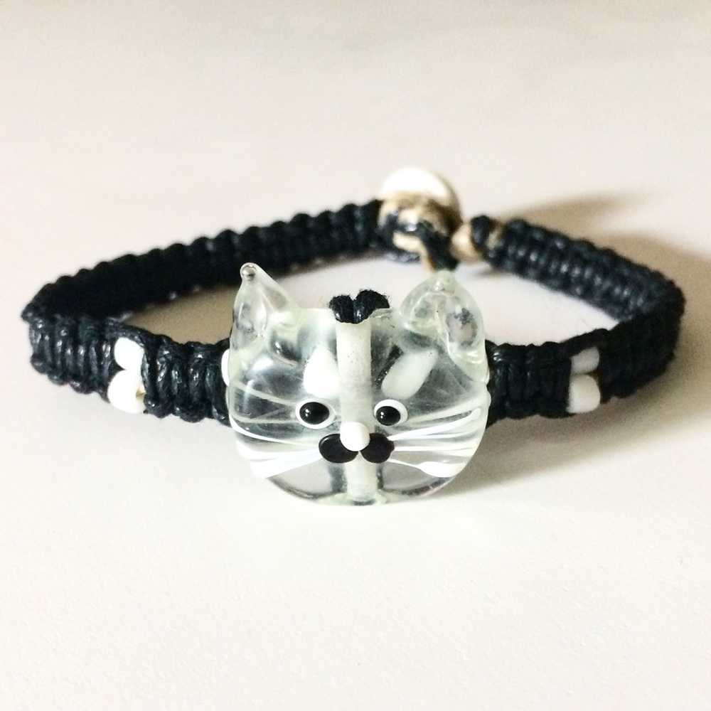 💋Handmade cat bracelet💋