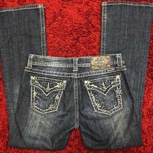 Miss Me Dark Medium Boot Cut Jeans