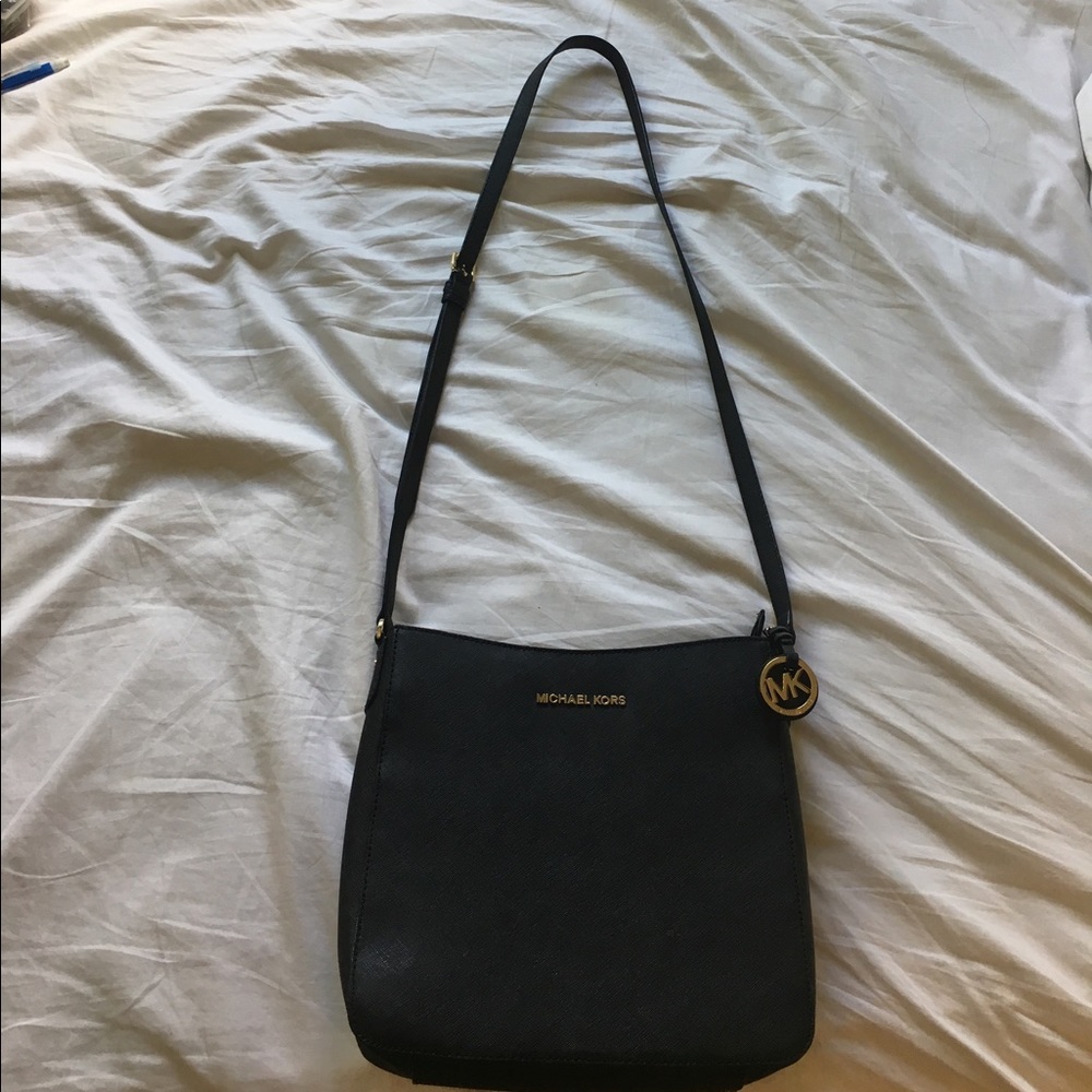 Black cross body Michael Kors bag!