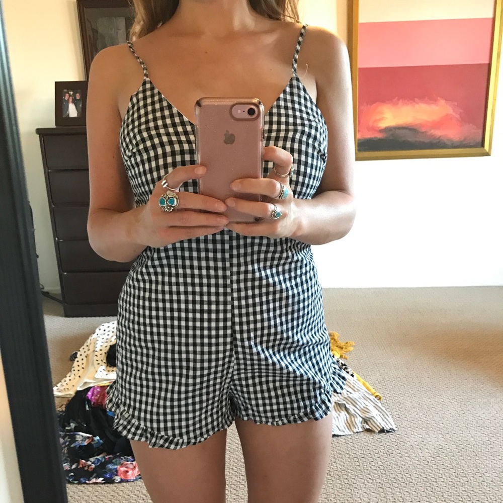 Gingham jumper