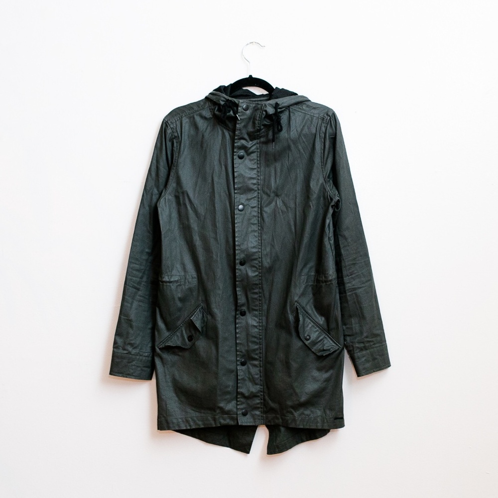 Modern Amusement Olive Fishtail Parka Jacket