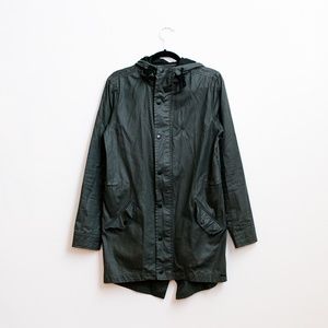 Modern Amusement Olive Fishtail Parka Jacket