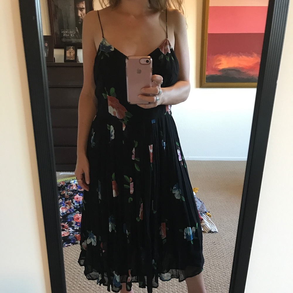 Ankle length cocktail dress