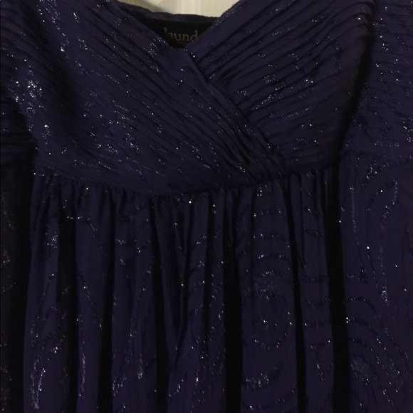 Laundry size 8 Navy Formal Gown - Picture 2 of 3