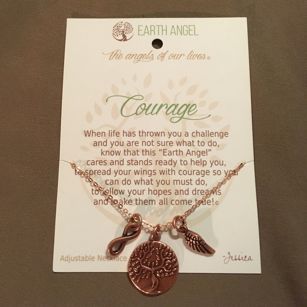 Earth Angel Courage Necklace Copper