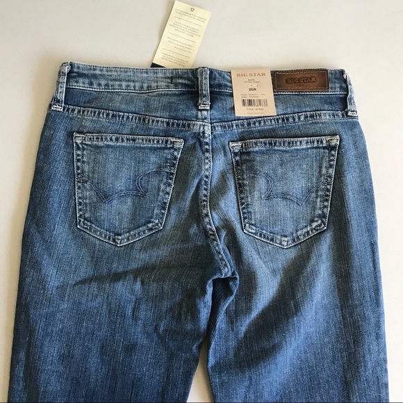 {Big Star} Kate Mid-Rise Straight Leg Jeans - Picture 4 of 7