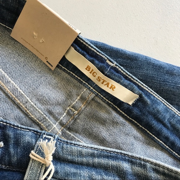 {Big Star} Kate Mid-Rise Straight Leg Jeans - Picture 7 of 7