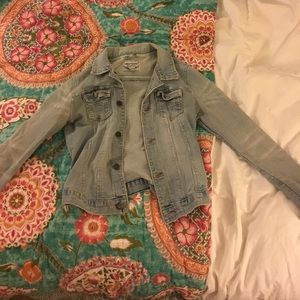 Vintage Abercrombie kids denim jacket
