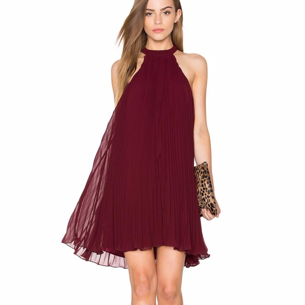 Keepsake Clarity Mini Dress Fig XS Extra Small