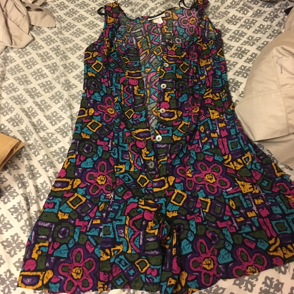 90's print romper