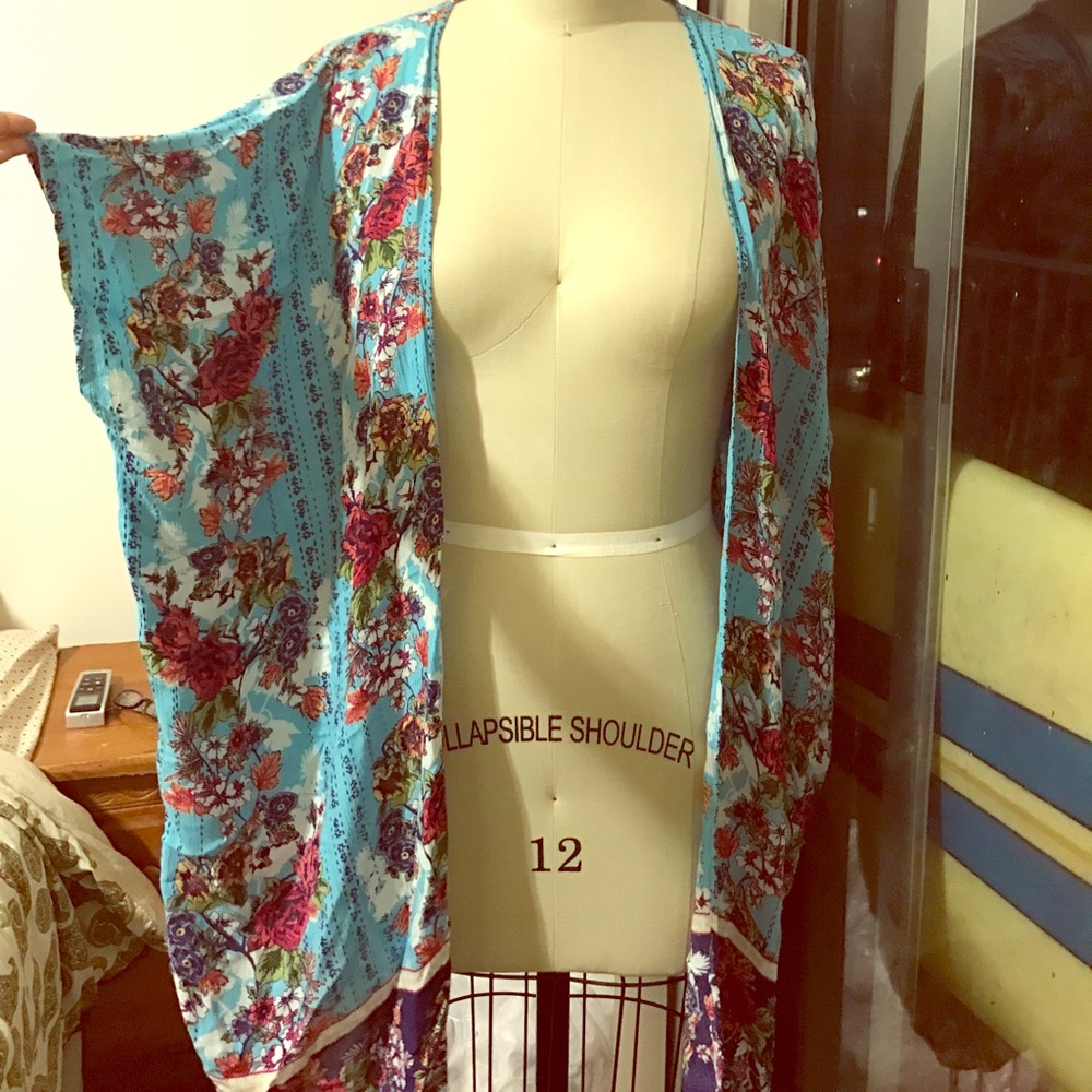 Floral kimono