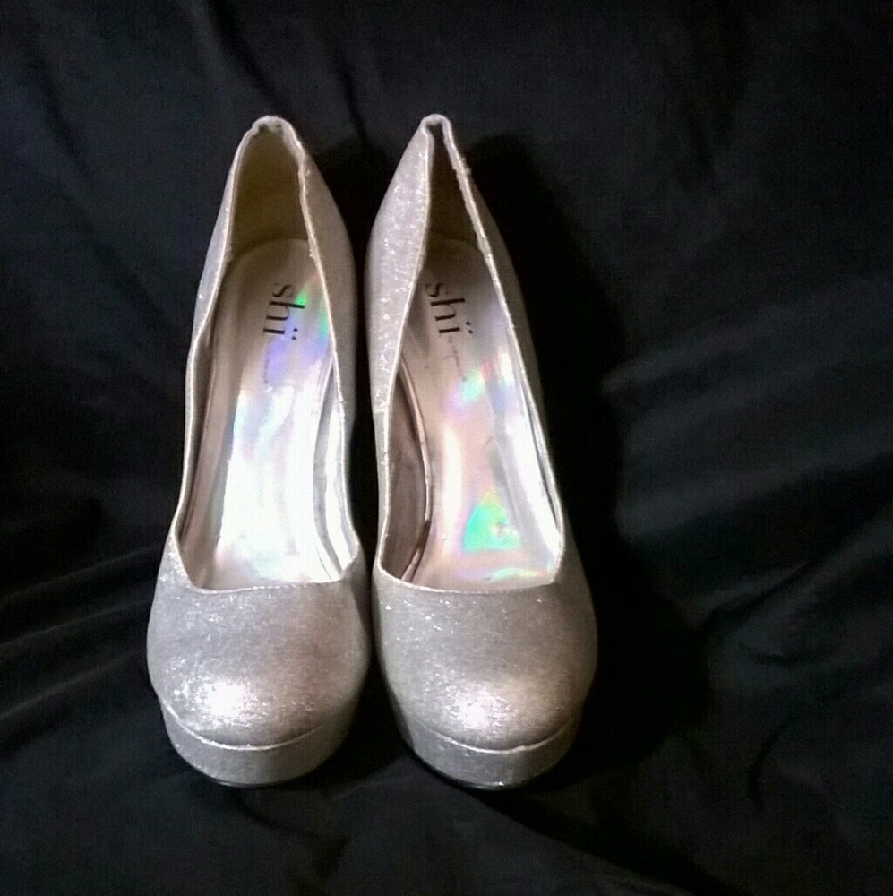 Silver heels