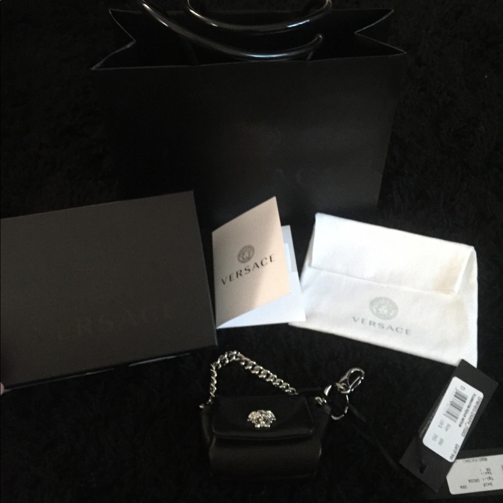 Versace key chain pouch