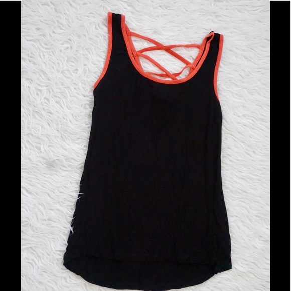Black& Orange Tank - Picture 1 of 3