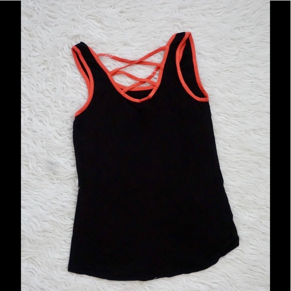 Black& Orange Tank - Picture 2 of 3