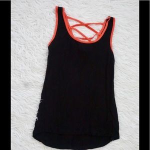 Black& Orange Tank
