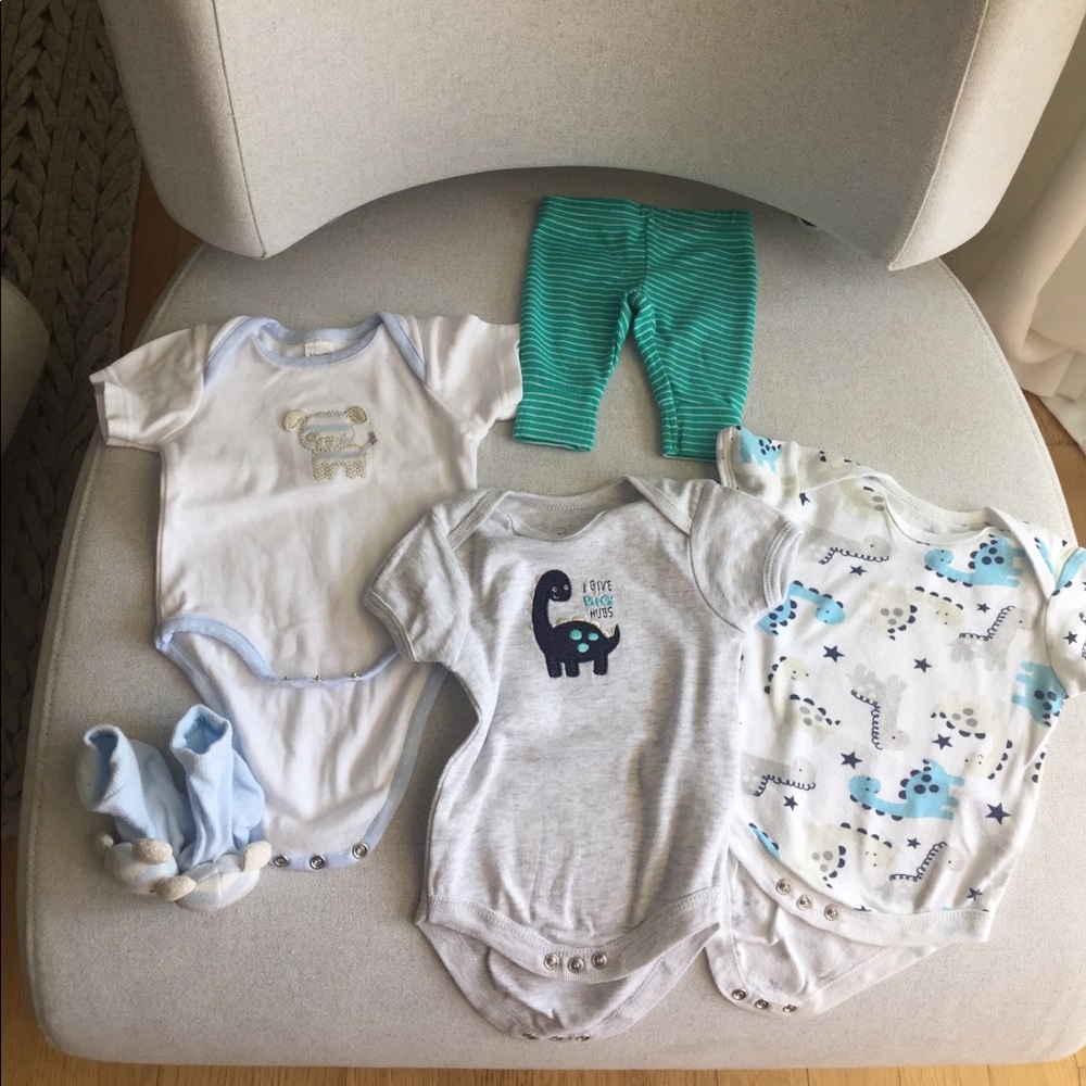 Different brand new born and 0-3 m old babies