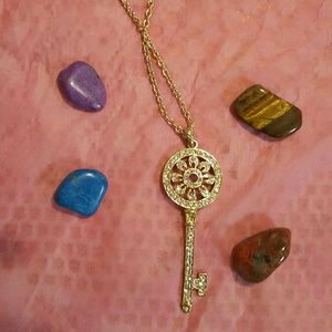 😎😎 Skeleton Key Necklace, 36 inches,  Layering