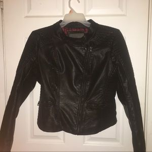 Biker Faux leather jacket