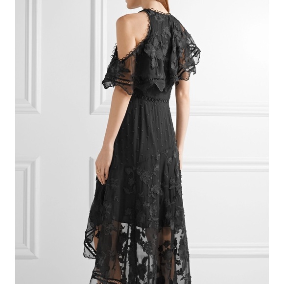 ZIMMERMANN cold shoulder silk appliquéd dress - Picture 3 of 8