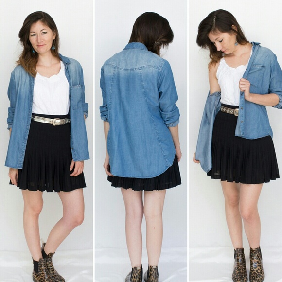 Cloth & Stone Chambray Long-Sleeve Top - Picture 2 of 2