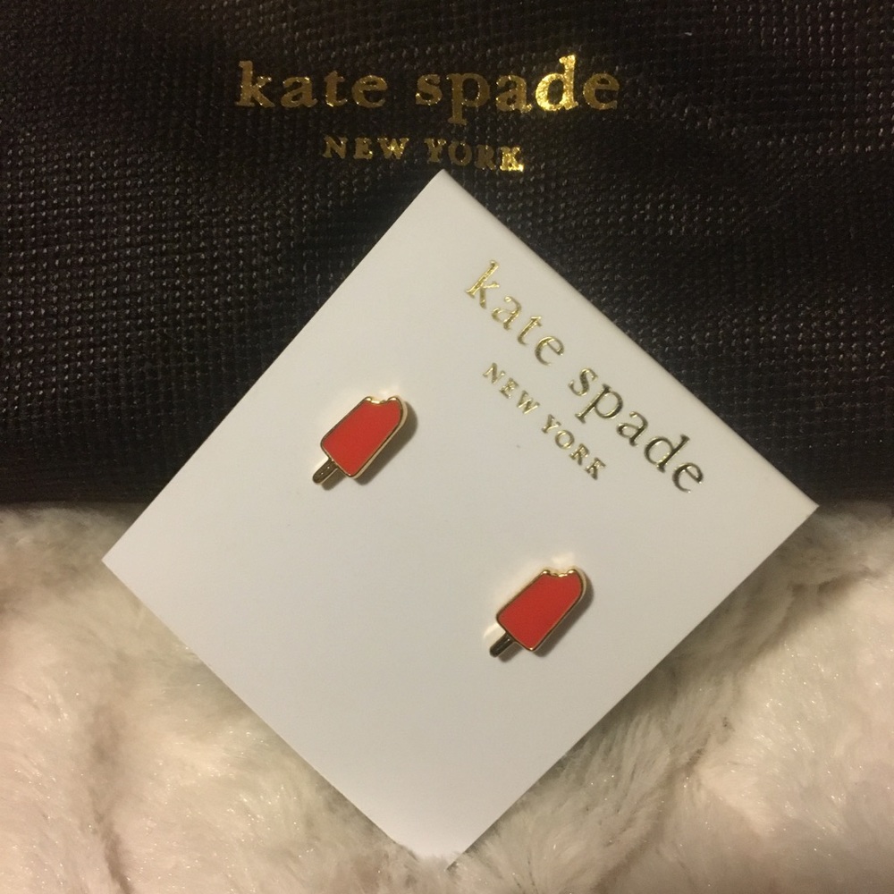 KATE SPADE Red Popsicle Earring Studs
