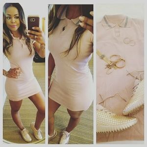 Short collared sporty dress