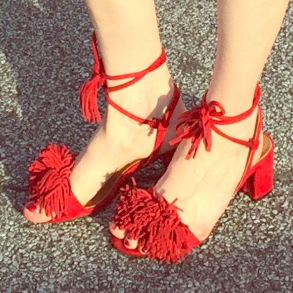 shoes with fluffy front