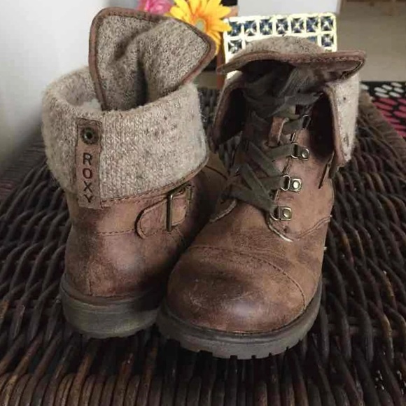 SOLD Roxy Thompson combat boots 6.5 - Picture 3 of 4