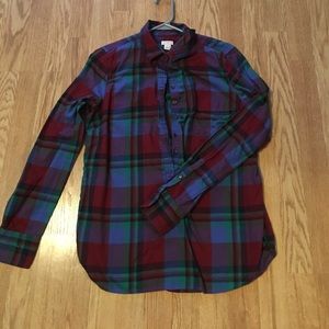 Jcrew button down plaid