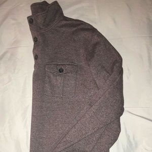 Banana Republic quarter button down pull over.