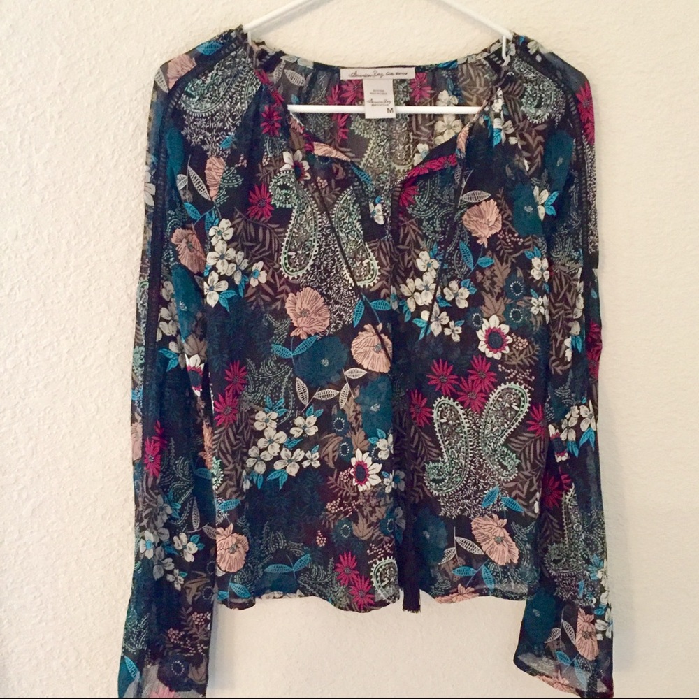 Moving Sale! American Rag Bell Sleeve Blouse