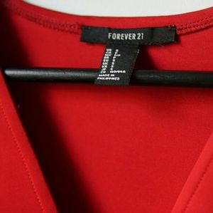 Forever 21 red skater dress