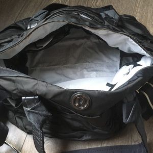 Black lululemon duffle bag