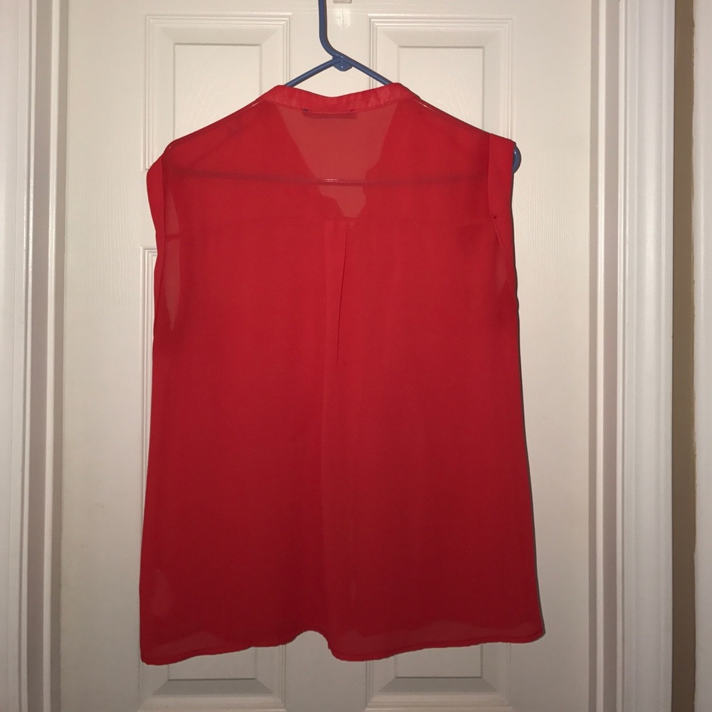Sleeveless Button Down Shirt - image 2