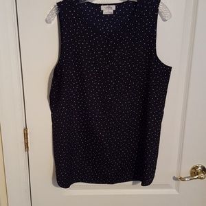 Ladies like new sleeveless shirt by Vanheusen