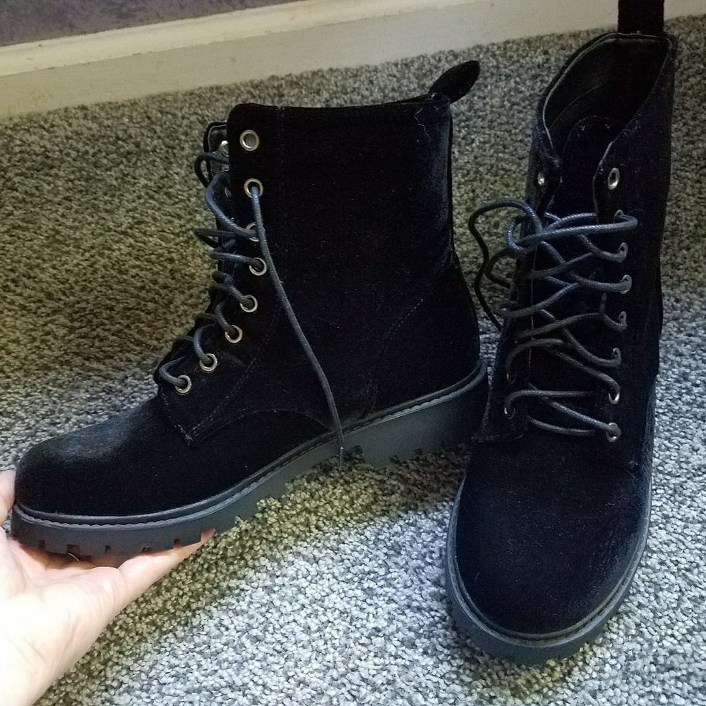 H&M Suede Military Boots