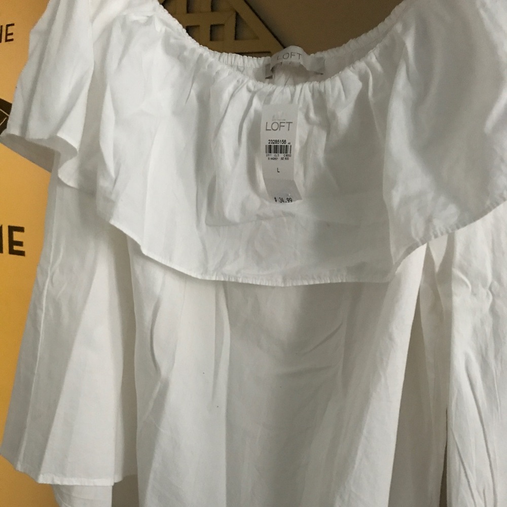 One sleeve Ann Taylor Dress Shirt