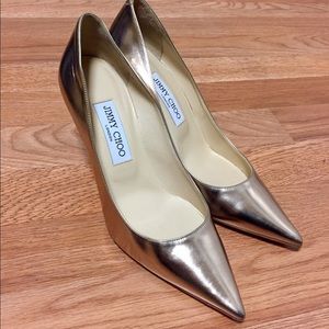 Jimmy Choo Romy 60 Gold - BRAND NEW