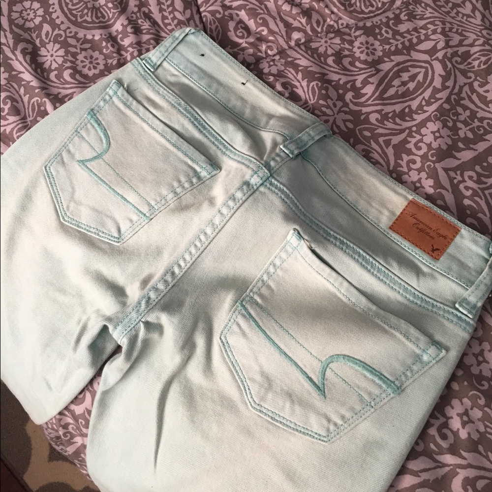 Mint AE skinny jeans