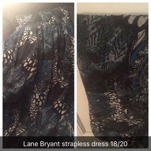 Lane Bryant Strapless Maxi Dress 18/20