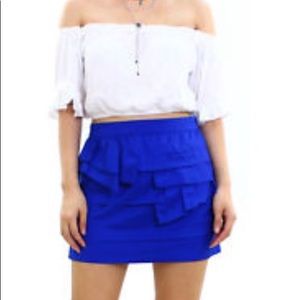 Forever 21 tiered mini skirt sz. M